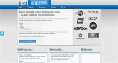 Desktop Screenshot of firstimpress.dk