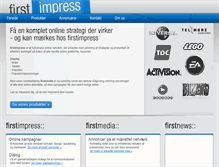 Tablet Screenshot of firstimpress.dk